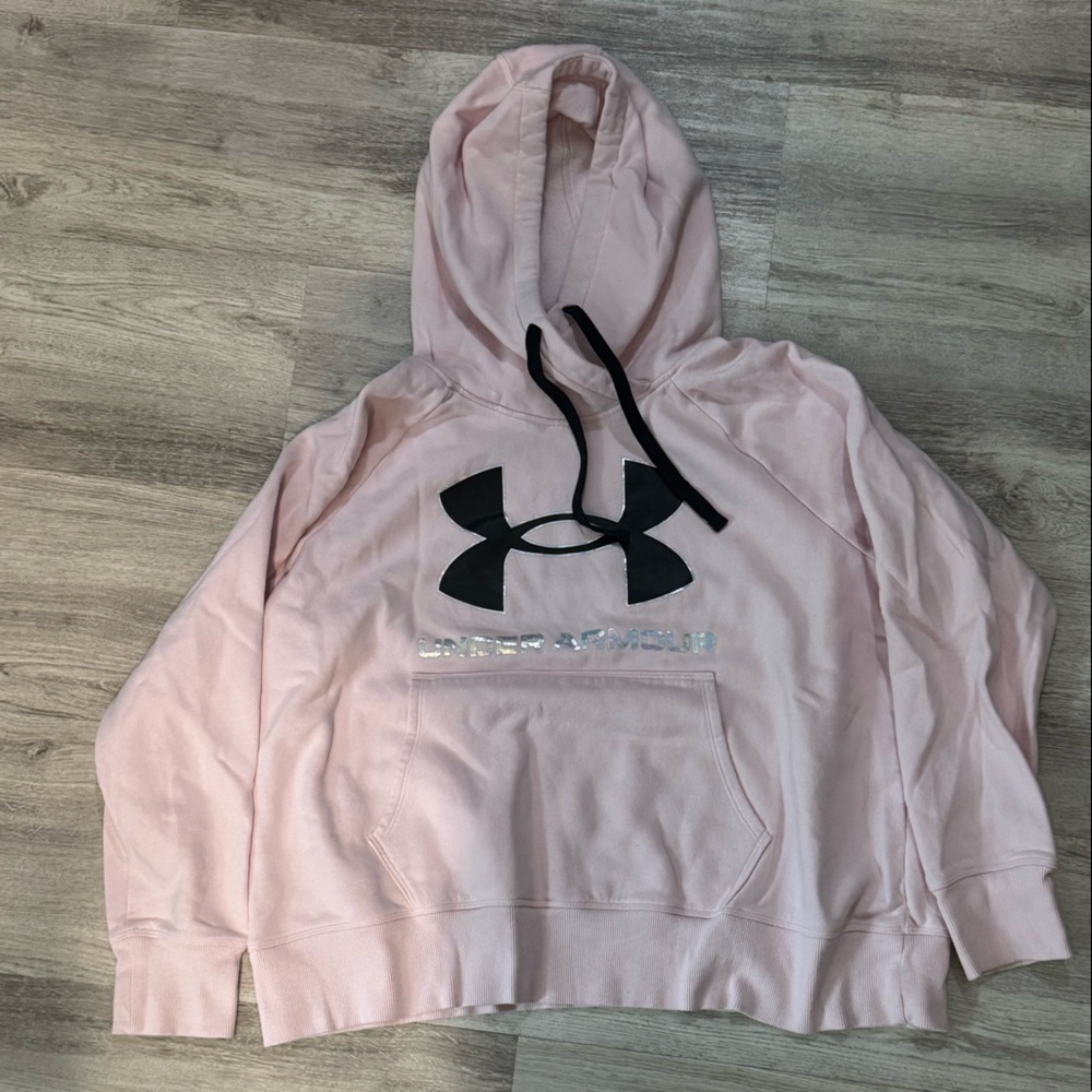 Pink Under Armour Hoodie